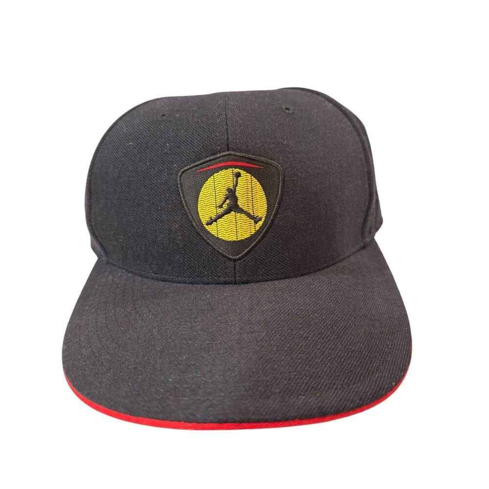 VTG 100% Wool Air Jordan Last Shot  Jumpman Hat Cap Fitted Size 7 3/8 Men